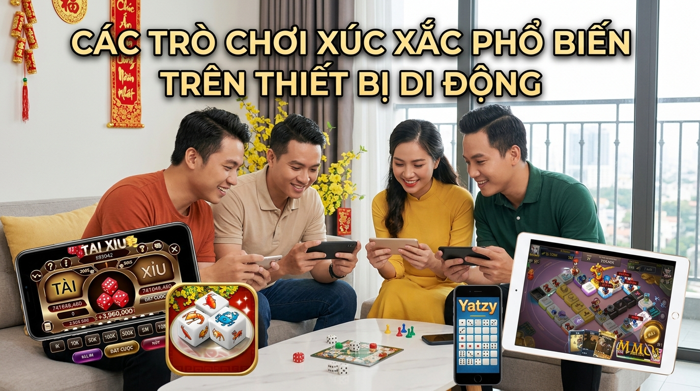 các trò chơi xúc xắc phổ biến trên thiết bị di động